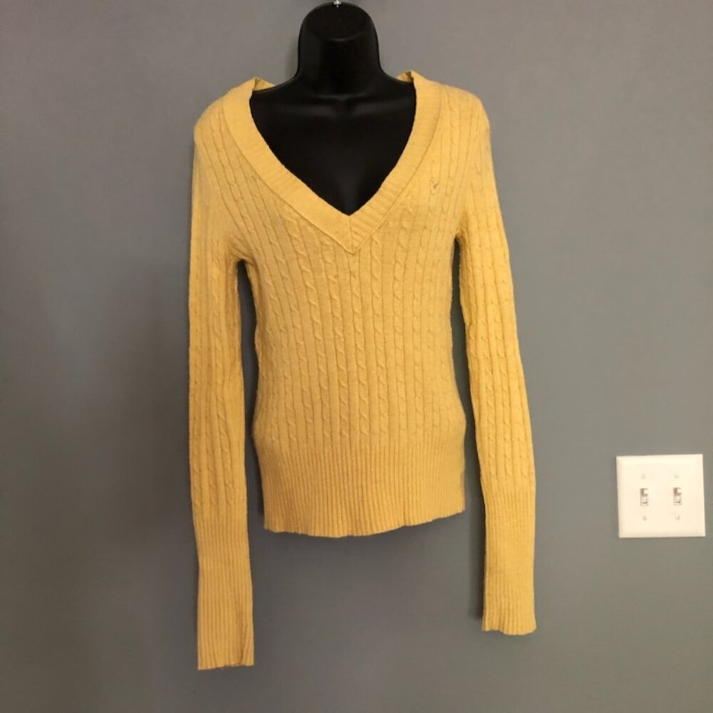 Vintage American Eagle Outfitter tunic sweater, mustard color, Size M